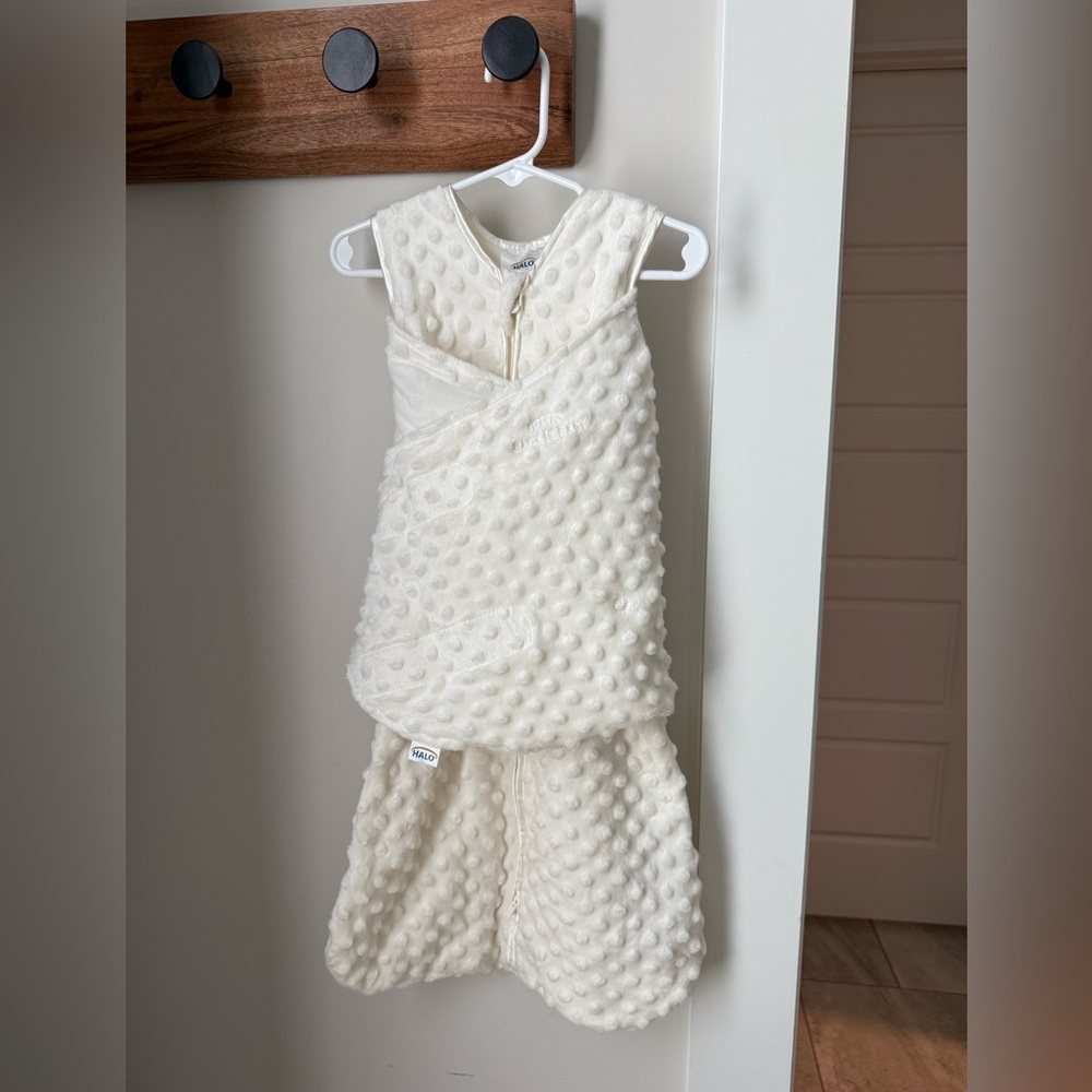 Halo Swaddle Cream Baby Sleep Sack Swaddled